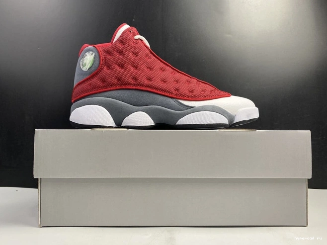 Flint Grey 13 Jordan Air 414571-600 Retro Red Gym 0604